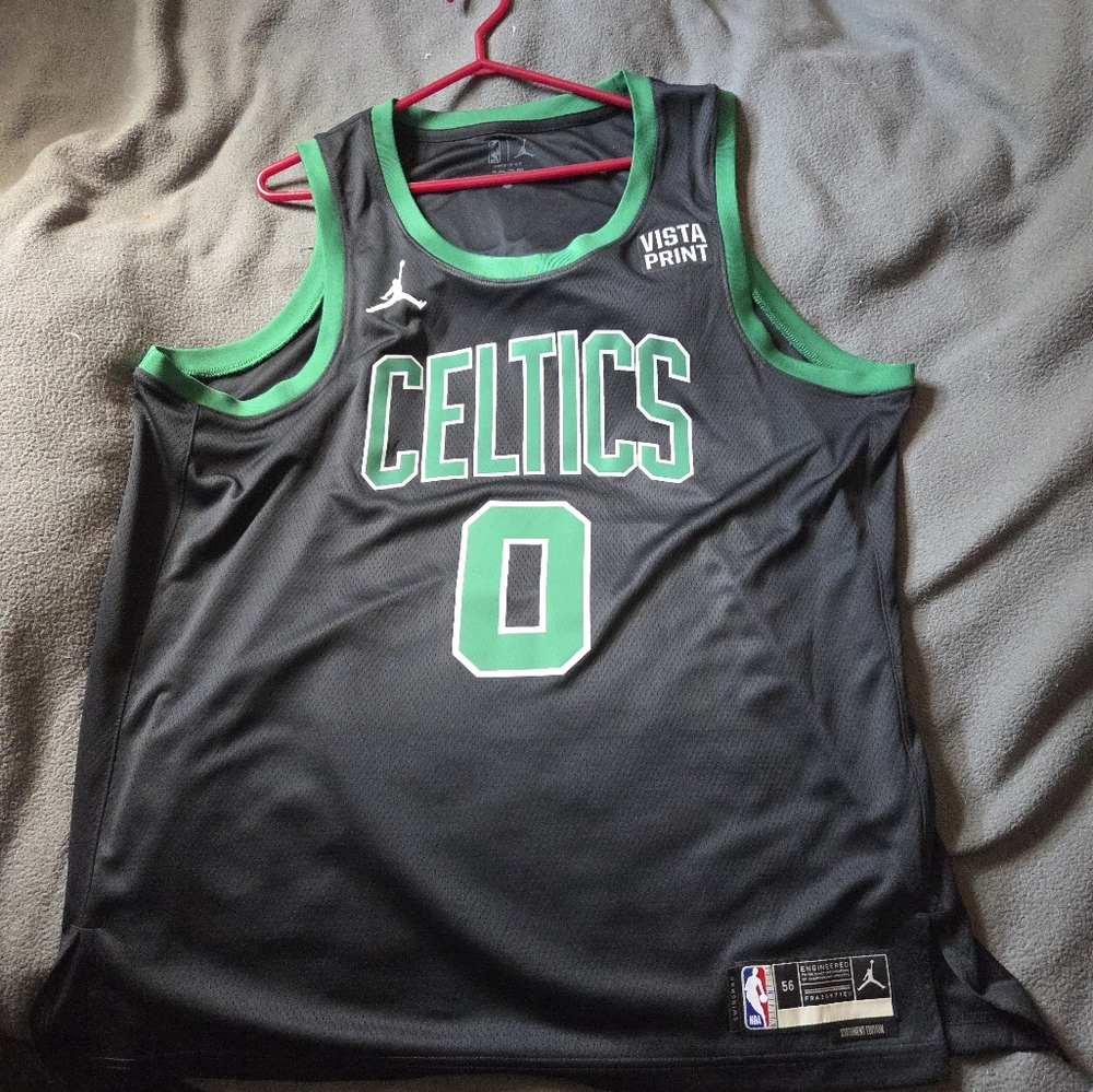 Jordan Black and Green Celtics Jersey